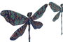 DKD Home Decor Decoración de Pared Metal Libélula Surtida