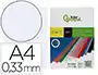 Liderpapel Tapas Encuadernacion Polipropileno A4 0.33mm Translucida Paquete 150 Unidades