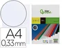 Liderpapel Tapas Encuadernacion Polipropileno A4 0.33mm Translucida Paquete 150 Unidades