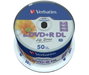 Verbatim DVD+R DL Life Series Imprimible 8x 8,5 GB 50 unidades