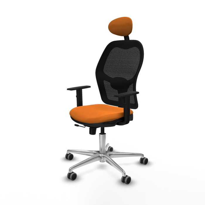 PIQUERAS Y CRESPO Silla de oficina Jorquera Naranja y Negro PIQUERAS Y CRESPO Silla de oficina Jorquera Naranja y Negro