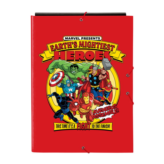Safta Carpeta de Cartón Avengers con Solapas y Gomas Safta Carpeta de Cartón Avengers con Solapas y Gomas