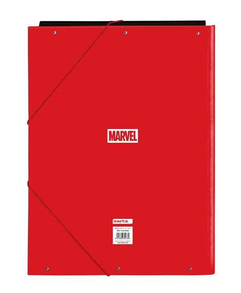 Safta Carpeta Folio Avengers con 3 Solapas y Gomas