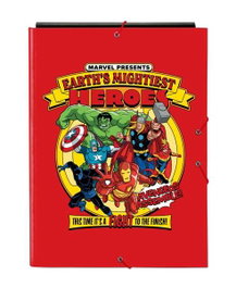 Safta Carpeta Folio Avengers con 3 Solapas y Gomas