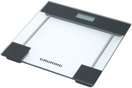 GRUNDIG Báscula de Baño Digital con Cristal Transparente - BASCULA DE BAÑO GRUNDIG DIGITAL CRISTAL TRANSPARENTE