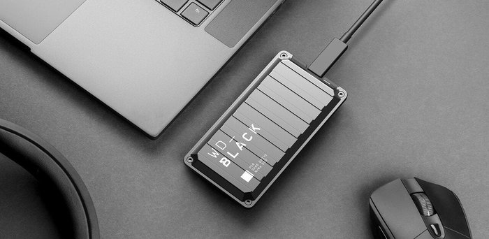 WD Black P50 Game Drive SSD WDBA3S0040BBK 4TB Externo Portátil USB 3.2 Gen 2x2 USB-C