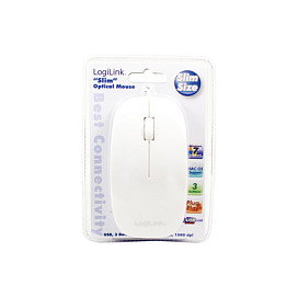 LogiLink ID0062 Ratón Óptico Blanco LogiLink ID0062 Ratón Óptico Blanco