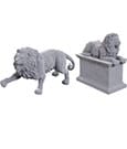 WizKids Deep Cuts Miniatures Pack de 2 Miniaturas sin pintar Stone Lion