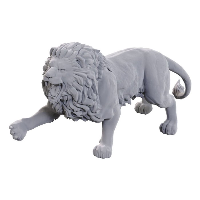 WizKids Deep Cuts Miniatures Pack de 2 Miniaturas sin pintar Stone Lion