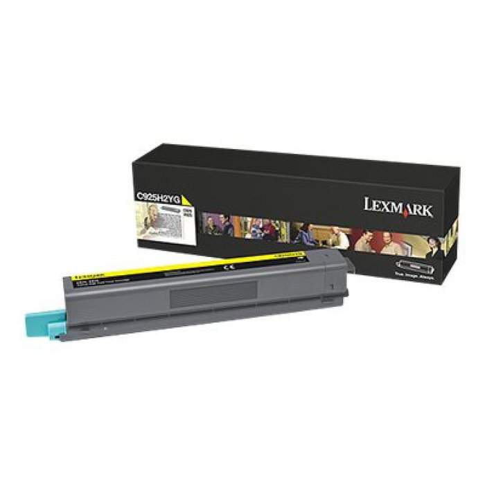 Lexmark C925H2YG Cartucho de Tóner HC Color Amarillo/Yellow - Compatible con impresoras Lexmark