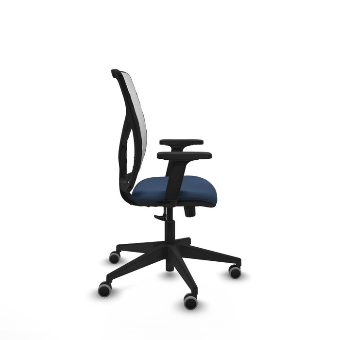 PIQUERAS Y CRESPO Silla de oficina Motilla con mecanismo Sincro, Azul marino y Blanco PIQUERAS Y CRESPO Silla de oficina Motilla con mecanismo Sincro, Azul marino y Blanco