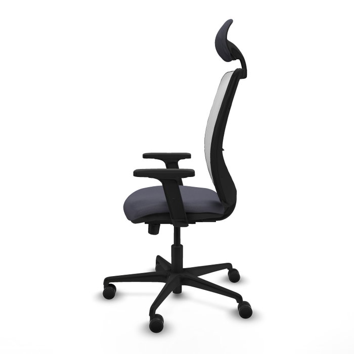 PIQUERAS Y CRESPO Silla de oficina Zulema Gris oscuro y Blanco PIQUERAS Y CRESPO Silla de oficina Zulema Gris oscuro y Blanco