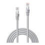 LINDY 48000 Patch Cable Ethernet Cat6 U/UTP RJ-45 Macho a Macho 0.30 m Gris - Cable LAN para Red 10/100/1000Base-T (RoHS, UL)