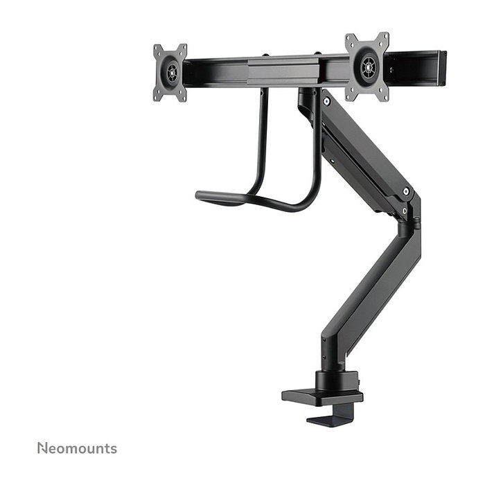 Newstar Neomounts NM-D775DXBLACK Soporte de Brazo de Monitor Doble de Escritorio con Pinza, para 2 Pantallas 10-32 pulgadas (81 cm), 8 kg, Resorte de Gas, 360 Grados, Negro Newstar Neomounts NM-D775DXBLACK Soporte de Brazo de Monitor Doble de Escritorio con Pinza, para 2 Pantallas 10-32 pulgadas (81 cm), 8 kg, Resorte de Gas, 360 Grados, Negro