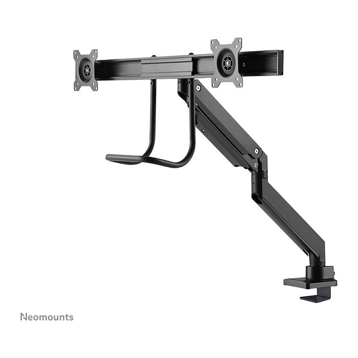Newstar Neomounts NM-D775DXBLACK Soporte de Brazo de Monitor Doble de Escritorio con Pinza, para 2 Pantallas 10-32 pulgadas (81 cm), 8 kg, Resorte de Gas, 360 Grados, Negro Newstar Neomounts NM-D775DXBLACK Soporte de Brazo de Monitor Doble de Escritorio con Pinza, para 2 Pantallas 10-32 pulgadas (81 cm), 8 kg, Resorte de Gas, 360 Grados, Negro