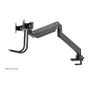 Newstar Neomounts NM-D775DXBLACK Soporte de Brazo de Monitor Doble de Escritorio con Pinza, para 2 Pantallas 10-32 pulgadas (81 cm), 8 kg, Resorte de Gas, 360 Grados, Negro