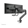 Newstar Neomounts NM-D775DXBLACK Soporte de Brazo de Monitor Doble de Escritorio con Pinza, para 2 Pantallas 10-32 pulgadas (81 cm), 8 kg, Resorte de Gas, 360 Grados, Negro