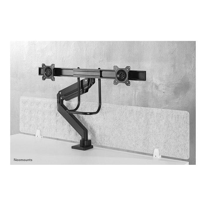 Newstar Neomounts NM-D775DXBLACK Soporte de Brazo de Monitor Doble de Escritorio con Pinza, para 2 Pantallas 10-32 pulgadas (81 cm), 8 kg, Resorte de Gas, 360 Grados, Negro Newstar Neomounts NM-D775DXBLACK Soporte de Brazo de Monitor Doble de Escritorio con Pinza, para 2 Pantallas 10-32 pulgadas (81 cm), 8 kg, Resorte de Gas, 360 Grados, Negro