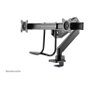 Newstar Neomounts NM-D775DXBLACK Soporte de Brazo de Monitor Doble de Escritorio con Pinza, para 2 Pantallas 10-32 pulgadas (81 cm), 8 kg, Resorte de Gas, 360 Grados, Negro