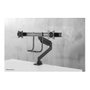 Newstar Neomounts NM-D775DXBLACK Soporte de Brazo de Monitor Doble de Escritorio con Pinza, para 2 Pantallas 10-32 pulgadas (81 cm), 8 kg, Resorte de Gas, 360 Grados, Negro