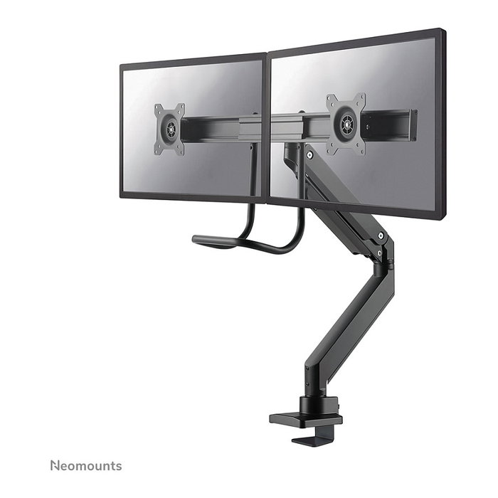 Newstar Neomounts NM-D775DXBLACK Soporte de Brazo de Monitor Doble de Escritorio con Pinza, para 2 Pantallas 10-32 pulgadas (81 cm), 8 kg, Resorte de Gas, 360 Grados, Negro Newstar Neomounts NM-D775DXBLACK Soporte de Brazo de Monitor Doble de Escritorio con Pinza, para 2 Pantallas 10-32 pulgadas (81 cm), 8 kg, Resorte de Gas, 360 Grados, Negro