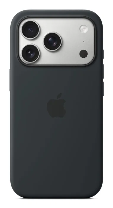 Apple iPhone 17 Pro Funda de silicona con MagSafe - Negro