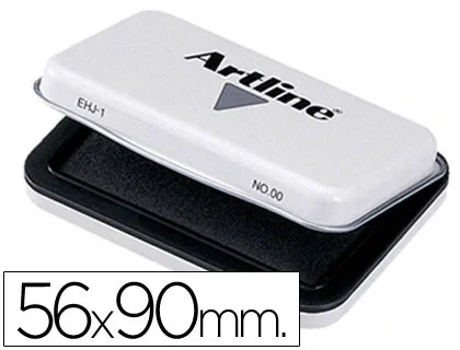 Artline Almohadilla para sellos nº0 negro 56x90 mm Artline Almohadilla para sellos nº0 negro 56x90 mm