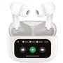 Muvit For Change Auriculares Bluetooth M2404 True Wireless Estéreo con Pantalla ANC ENC Blancos