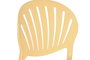 DKD Home Decor Silla PP Amarilla Apilable