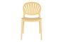 DKD Home Decor Silla PP Amarilla Apilable
