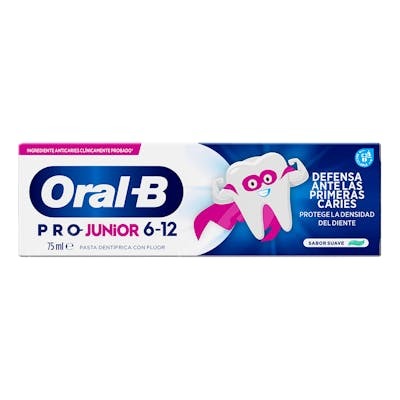 Oral-B Pro Junior Pasta Dentífrica 6-12 Años 75 ml Oral-B Pro Junior Pasta Dentífrica 6-12 Años 75 ml