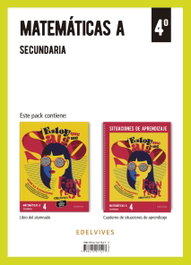 EDELVIVES, Proyecto: FanFest - Matemáticas 4 Secundaria [opción A]. Libro del alumnado + Cuaderno - Francisco Torres Quesada