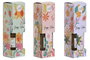 DKD Home Decor Ambientador Mikado Cristal Floral Pack de 6