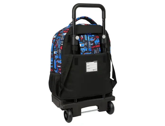 Safta Mochila con Ruedas Hot Wheels Compact Ext. 33x45x22 cm Safta Mochila con Ruedas Hot Wheels Compact Ext. 33x45x22 cm