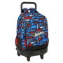 Safta Mochila con Ruedas Hot Wheels Compact Ext. 33x45x22 cm