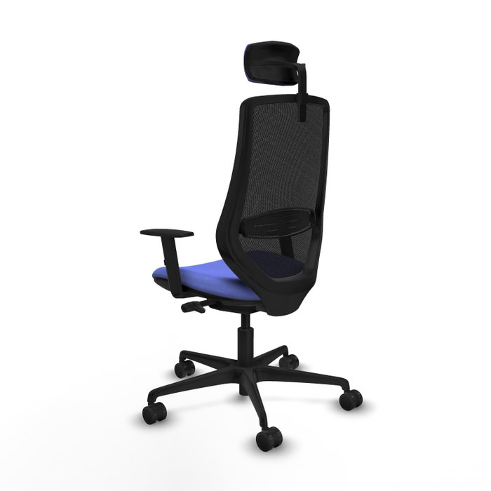 PIQUERAS Y CRESPO Silla de oficina Mardos con mecanismo Sincro/Traslack, Azul claro y Negro PIQUERAS Y CRESPO Silla de oficina Mardos con mecanismo Sincro/Traslack, Azul claro y Negro