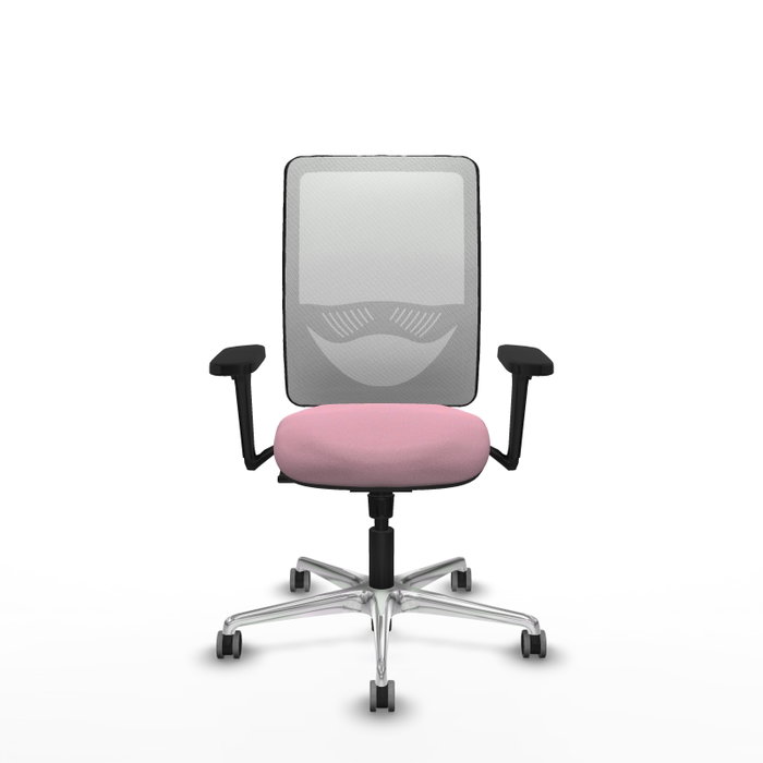 PIQUERAS Y CRESPO Silla de oficina Zulema Rosa y Blanca PIQUERAS Y CRESPO Silla de oficina Zulema Rosa y Blanca