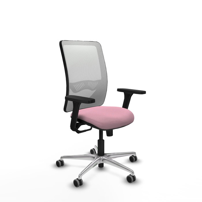 PIQUERAS Y CRESPO Silla de oficina Zulema Rosa y Blanca PIQUERAS Y CRESPO Silla de oficina Zulema Rosa y Blanca