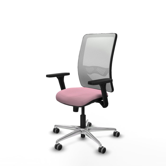 PIQUERAS Y CRESPO Silla de oficina Zulema Rosa y Blanca PIQUERAS Y CRESPO Silla de oficina Zulema Rosa y Blanca