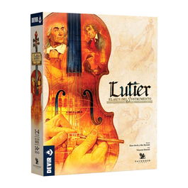 Devir Lutier - Juego de Mesa Estratégico Eurogame para 1-4 Jugadores, Ambientado en el Siglo XVIII como Constructor de Instrumentos Musicales