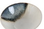 DKD Home Decor Bol de Gres Esmaltado Azul Hecho a Mano 15x15x5 cm