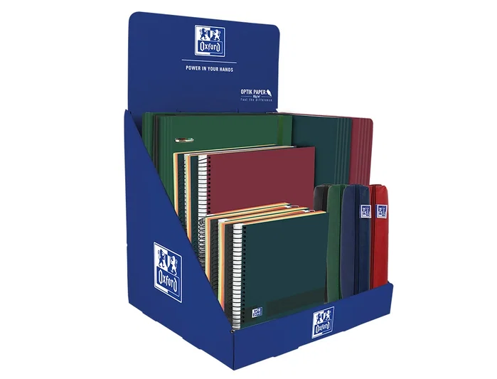 Oxford Expositor de sobremesa cuadernos espiral Oxford & You 30 unidades surtidas Oxford Expositor de sobremesa cuadernos espiral Oxford & You 30 unidades surtidas