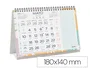 Liderpapel Calendario Espiral Triangular Serie Joven 2027 180x140 mm