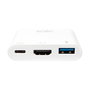 LogiLink Adaptador USB3.2 Gen1 Typ-C a HDMI+USB-A+USB-C 60W PD