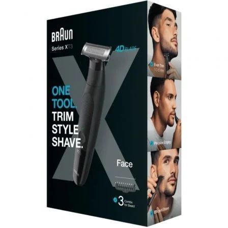 Braun XT3100 Cortapelos Negro 3 longitudes de corte 1-3 mm Uso en seco y mojado
