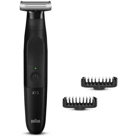 Braun XT3100 Cortapelos Negro 3 longitudes de corte 1-3 mm Uso en seco y mojado