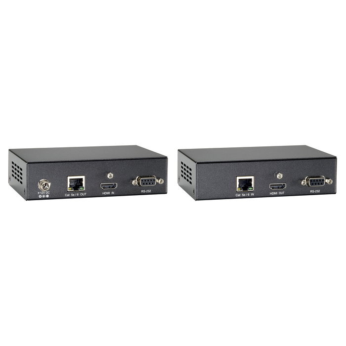 LevelOne Extensor HDMI HVE-9200P Kit sobre Cat5 PoE 100m 4K UHD 3840x2160 con RS-232