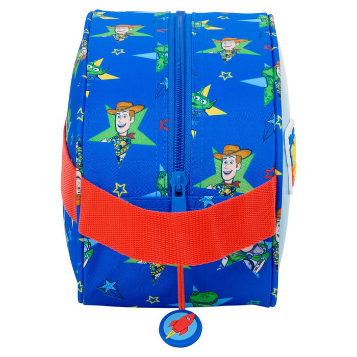 SAFTA Neceser Good Vibes Toy Story Disney Pixar Adaptable a Carro Portamochilas Asa de Mano 22x10x27cm