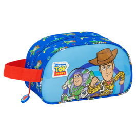 SAFTA Neceser Good Vibes Toy Story Disney Pixar Adaptable a Carro Portamochilas Asa de Mano 22x10x27cm