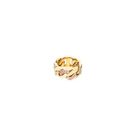 Chiara Ferragni Anillo Bossy Chain Dorado Talla 14